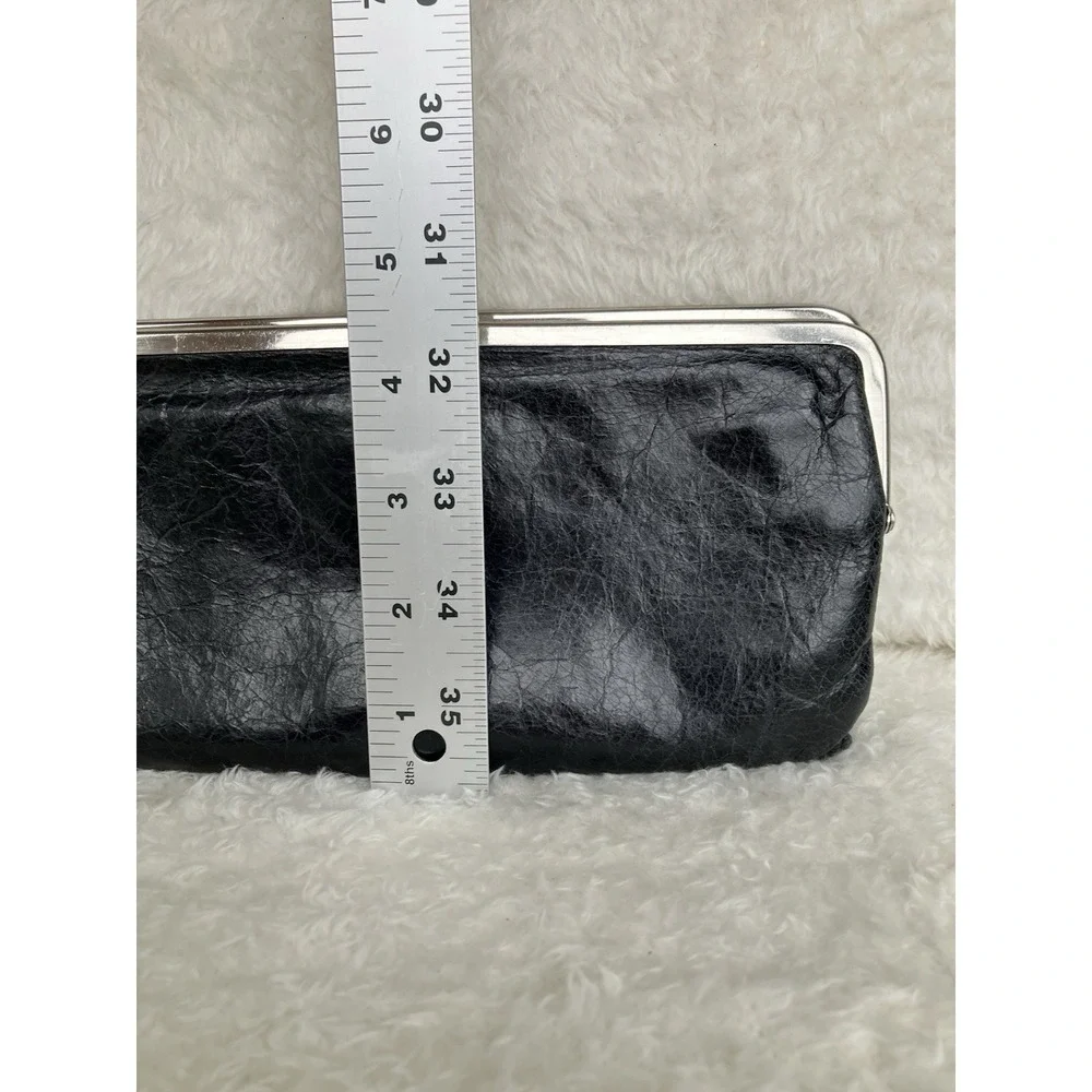 Hobo International Lauren Kiss Lock Clutch Wallet In Black